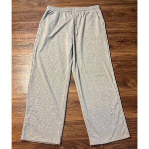 Deyeek Lounge Pants Mens Baggy Loose Fit Size XL Lightweight Gray Pockets